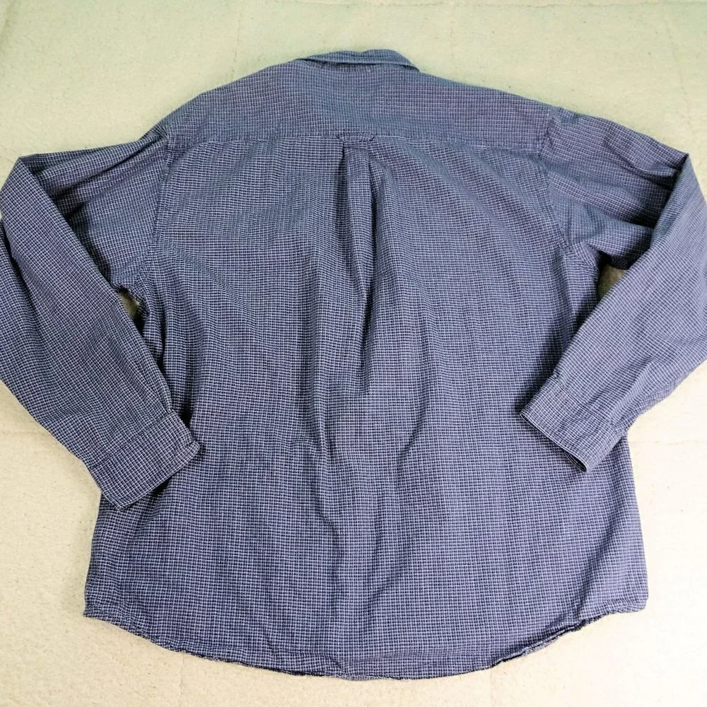 Columbia Button Down Blue Shirt Large